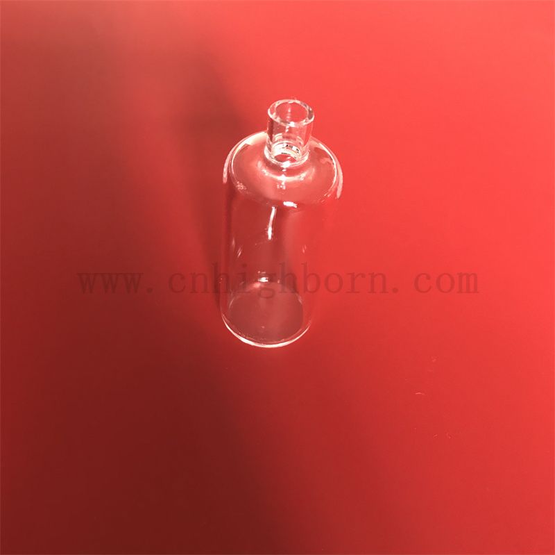 Hochtemperaturwiderstand Tiefes Prozess klarer Quarz -Silica -Glasröhrchen