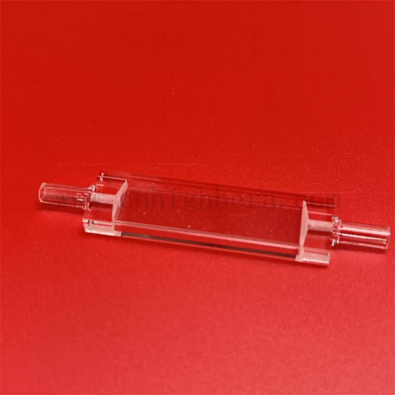 Laborglaswarenspektrophotomete Quarzglaskluvette Mikroflusszelle