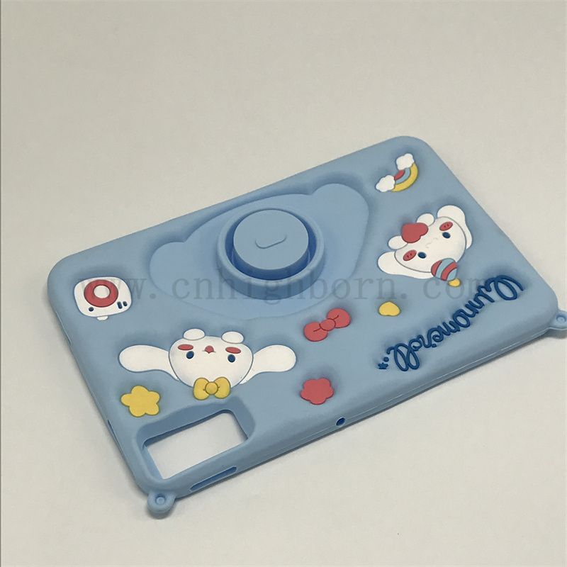 Blaue Farbe Silastic Protective Cover Silikon Gummi -iPad Shell 