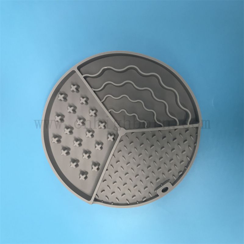 Silikon Gummi -Haustier Licking Matte Puppen liefert Haustier Silastic Slow Food Pad