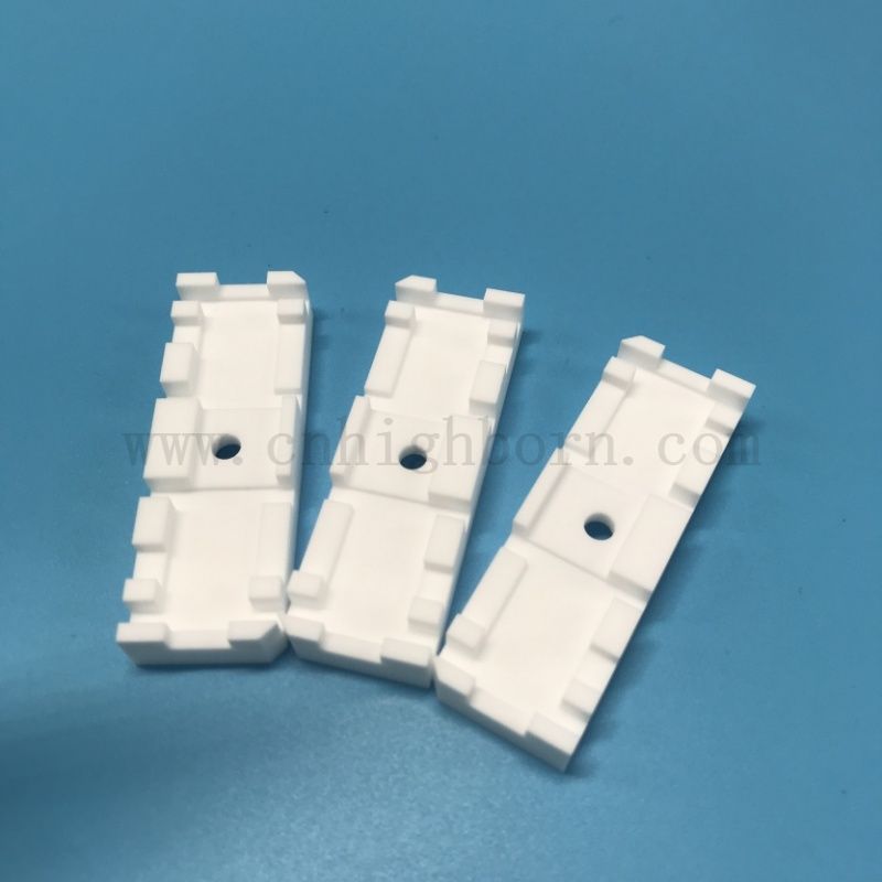 Customized Macor Ceramic Teil Easy Messable White Glass Ceramic Isolation Block
