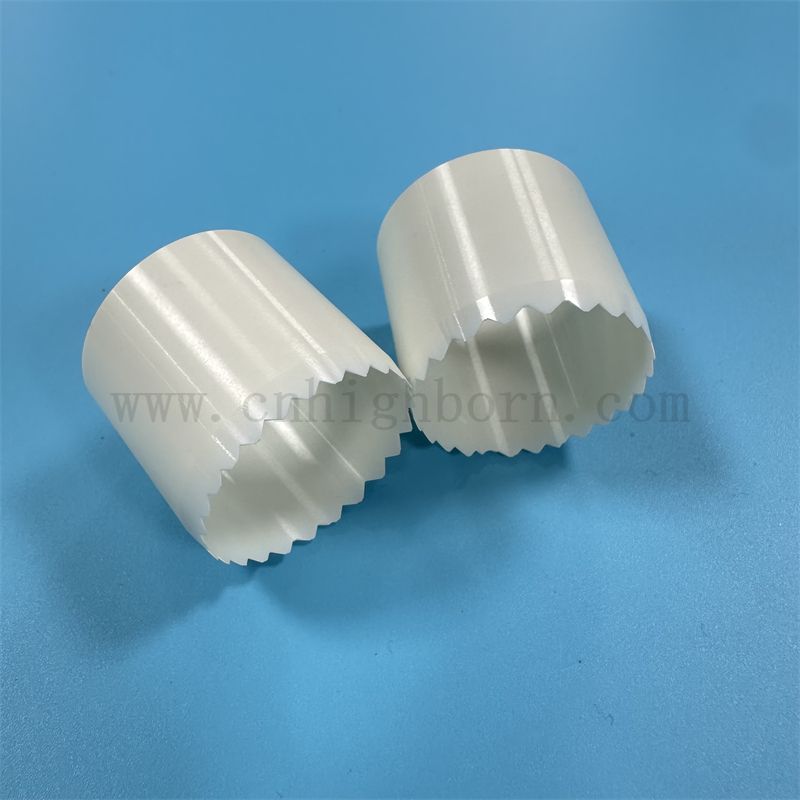 Oberflächenpolierzirkonia mit großem Durchmesser Isolator ZRO2 Keramik unregelmäßiges Rohr