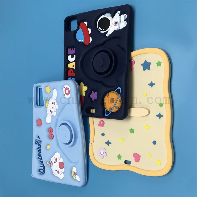 Customized Soft Pad Shell gelbe süßes Muster Silikon Gummi -Schutzhülle 