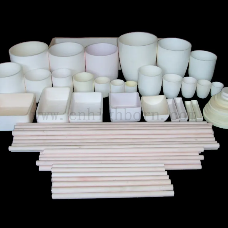 Schullabor 99% AL2O3 Keramik -Tiegel Aluminiumoxid -Schmelztopf -Verbrennungspunkt für die Industrieanalyse