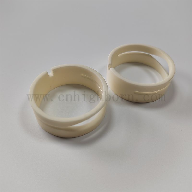 Customized AL2O3 Keramikdichtung Dichtung 95% Alumina Keramikverpackungsring