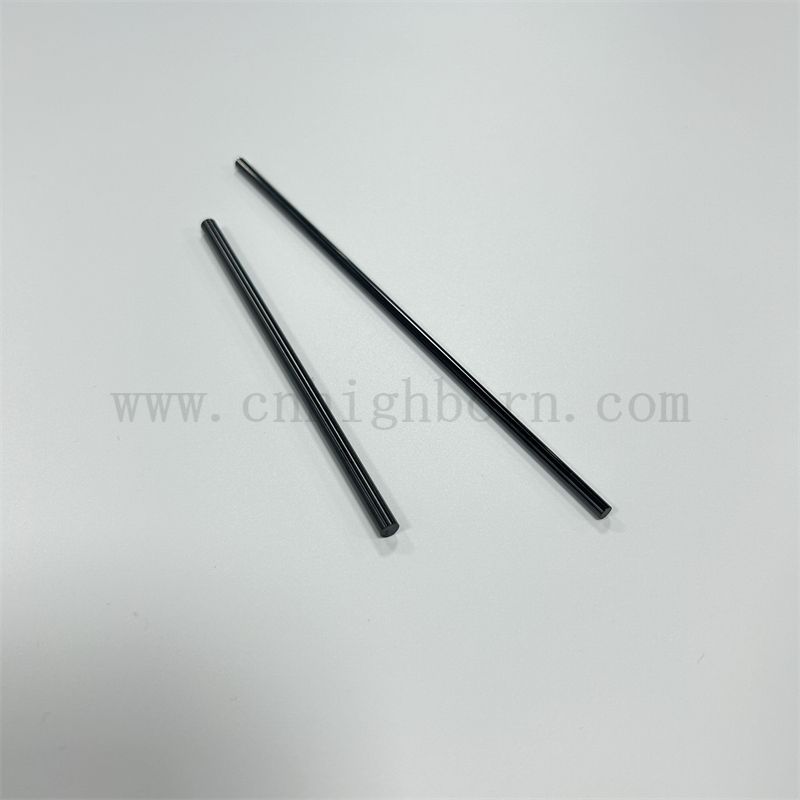 Customisierte schwarze Yatta -stabilisierte Zirkonia ZRO2 Keramik -Stangenwellenstange