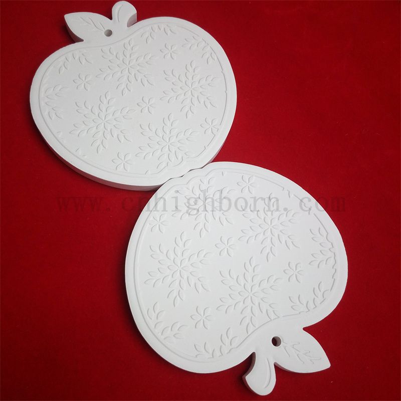 Flameless Diffusor Platte Customized Logo Garderobe ätherisches Öl Flüchtigen Aroma Keramikduft