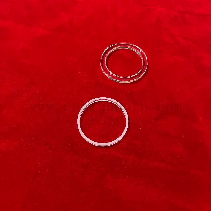 Hochwertig klare Schleifquarzflansch zur Figur -Anpassung