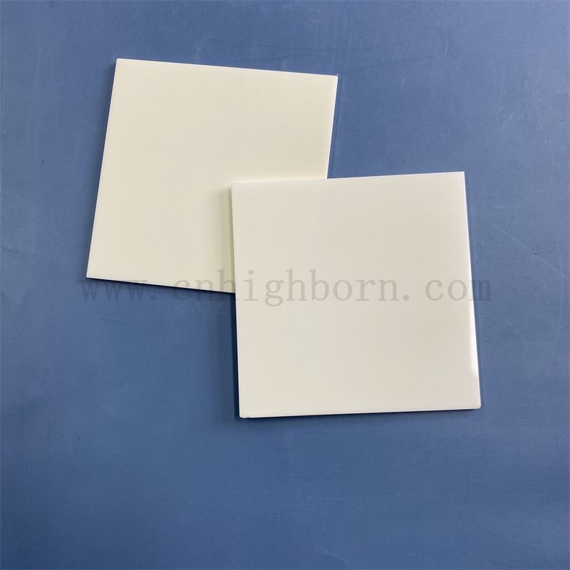 Angepasste eine Seite polierte Aluminiumoxid -Keramik -Blatt Al2o3 -Substrat