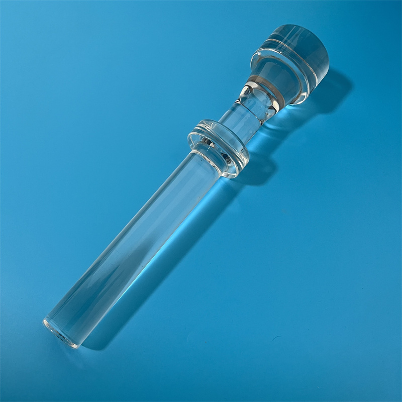 Transparente Wärmewiderstand Customized Kieselglasquarzstange 