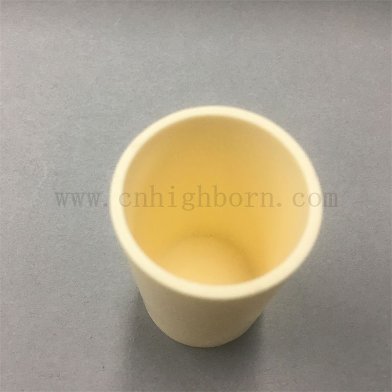 Hochtemperaturwiderstand Labor 99% AL2O3 Tiegel 50 ml 100 ml 99% Aluminiumoxid Keramik Crucible