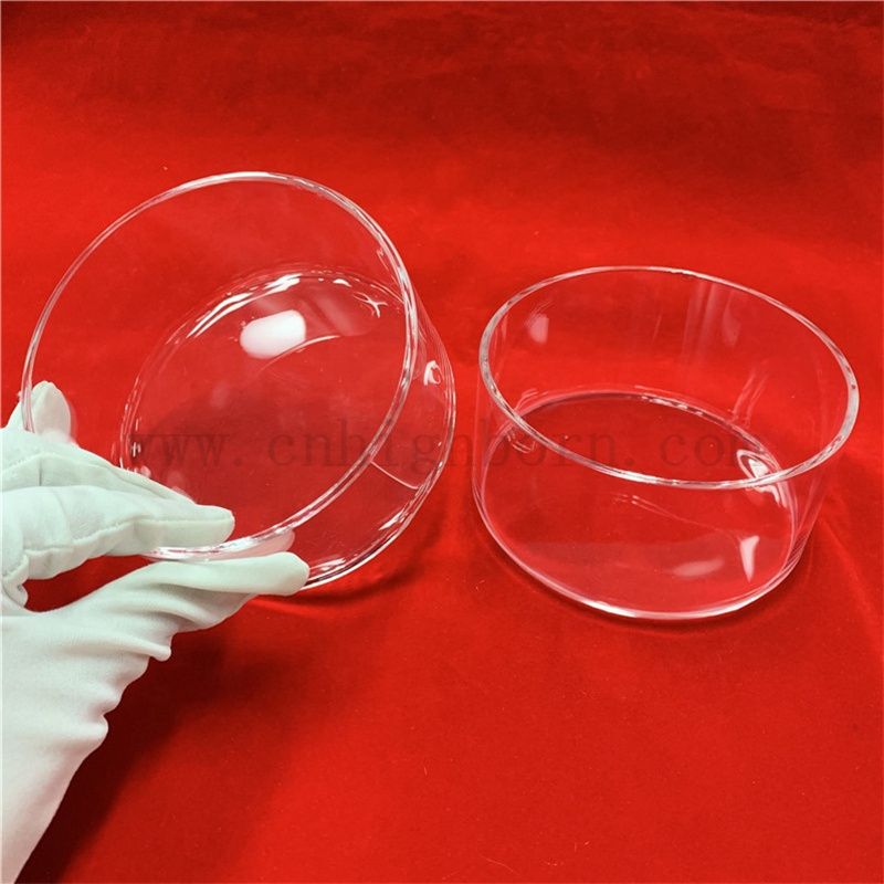 Customisierte transparente Wärmefestigkeit Quarzglas Petrischale 