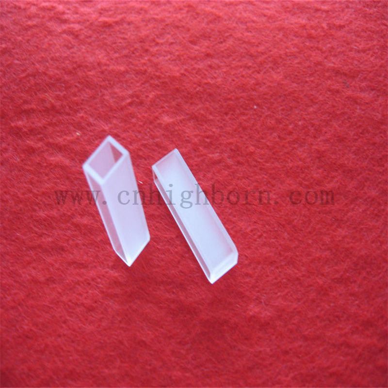 Laborquarzglas Cuvette Pfad Länge 10mm Quarzfluoreszenzzellen