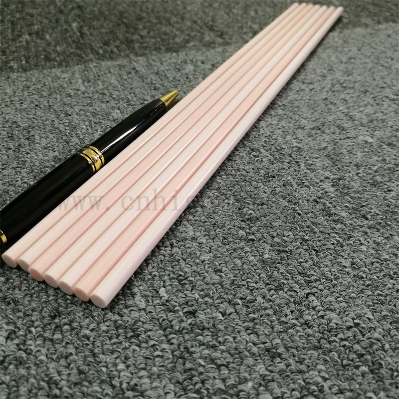 Polished Wear-Resistant 95 Alumina Ceramic Rod Pink Al2o3 Keramikbar