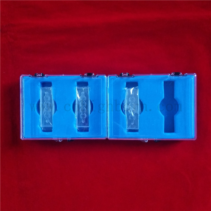 Laborspektrometer angepasst Clear Quartz Glass Cell Cuvette