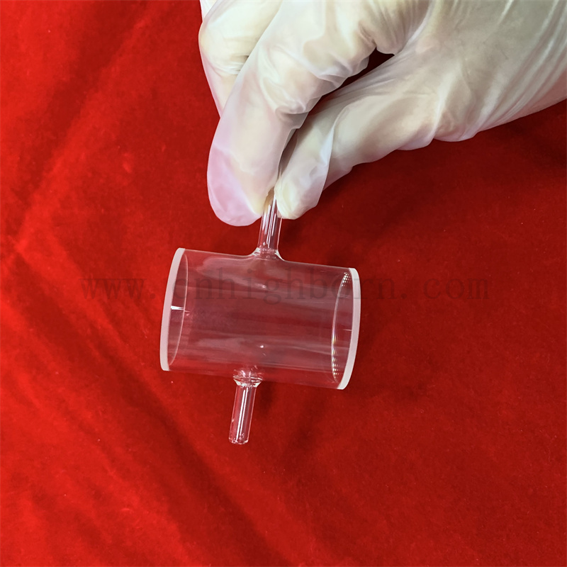 Standard -Colorimeter Optical Glass Cuvette Clear Cylindrical IR Quarzglas Cuvette