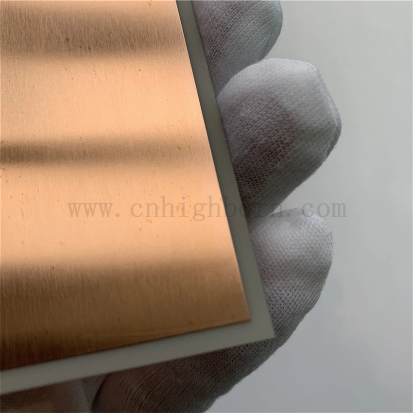 Metallisierte DBC -Aln -Aluminium -Nirid -Keramik -Substrat mit Kupfer