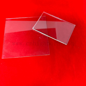 Optische transparente rechteckige Glasfenster-Dünnglasplatte