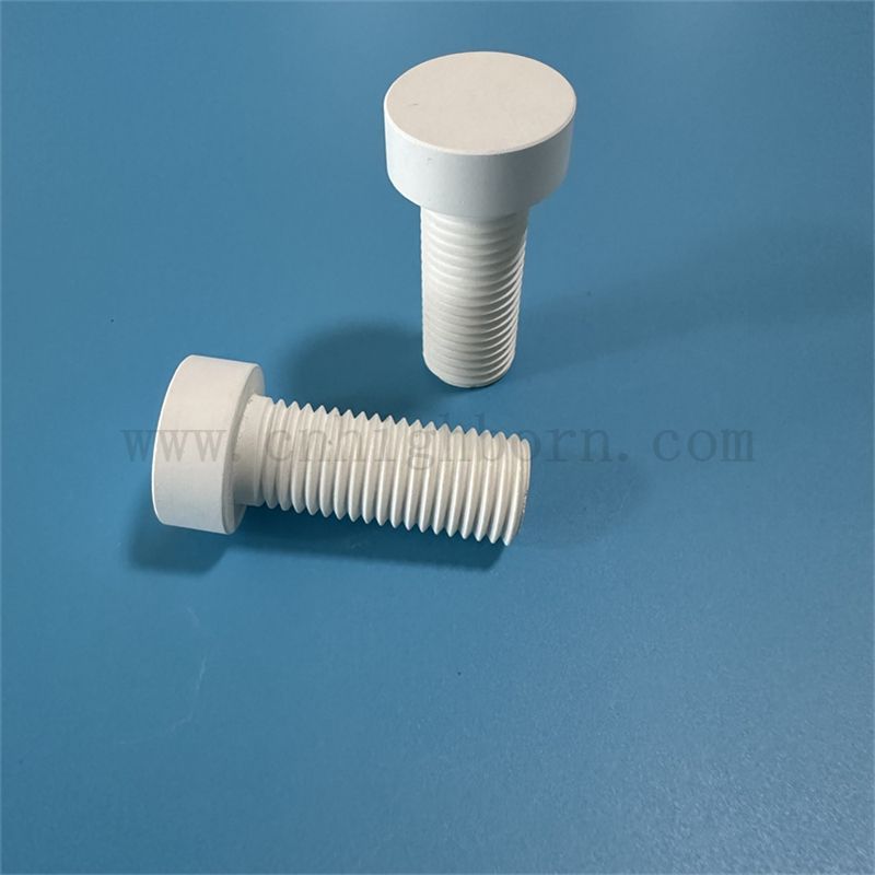 Heiße Pressung Bor Nitrid Keramikschraube Bn Teile Isolator für Industrie