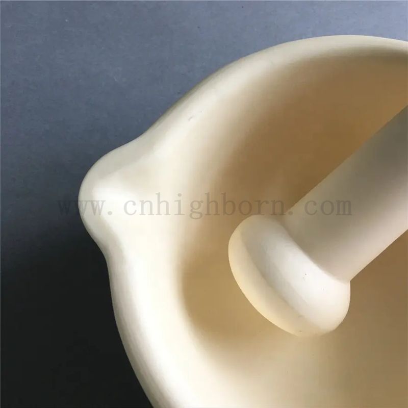 99% AL2O3 Keramikmörser und Stößel Aluminiumoxid -Porzellanschleifschüssel und Stange für das Labor