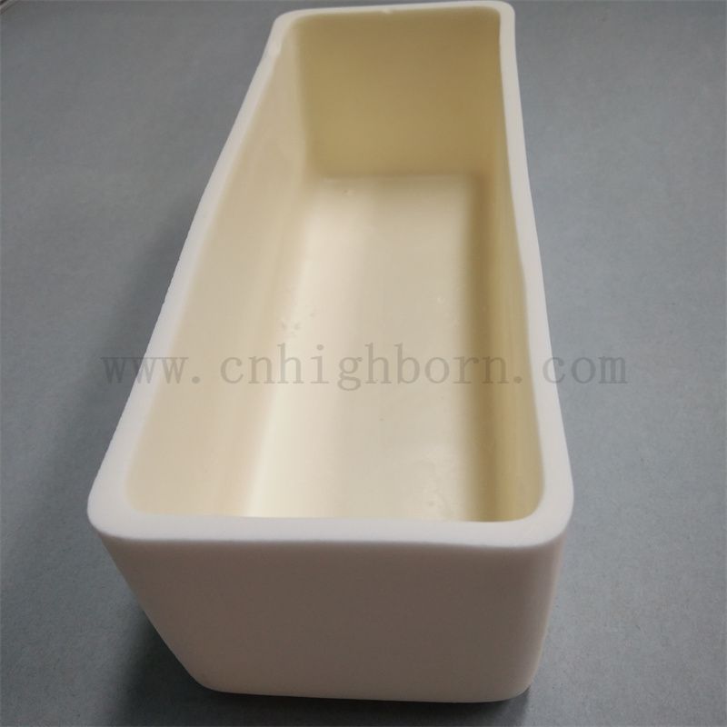 Hochtemperaturbeständiges Al2O3 Keramik -Brennboot Alumina Porzellan Schmelzstahn