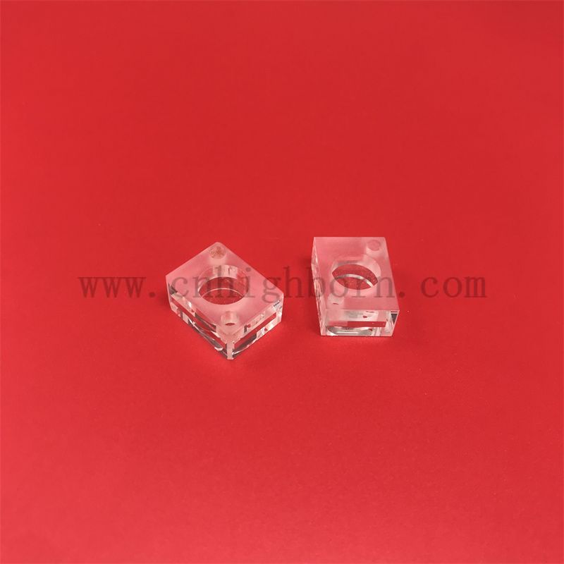 Laborforschung Quarzinstrumente Halbmikrofluorometer UV Quarzglas Cuvette