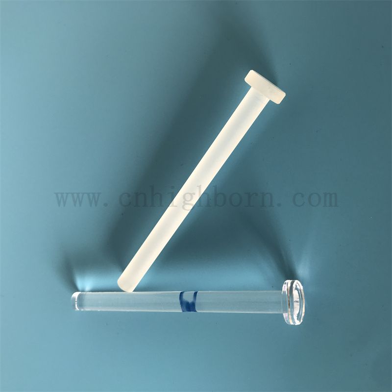 Customized Wärmefestigkeit klarer Hersteller Quarzstange Silica Glassrute