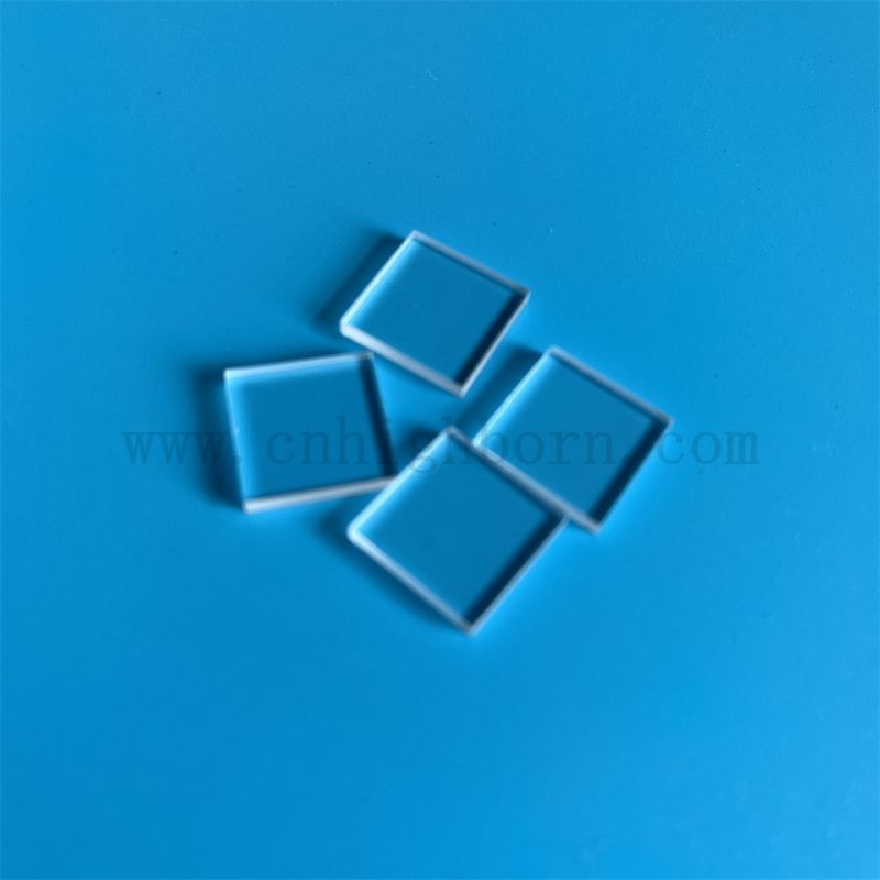 Transparente maßgeschneiderte quadratische Hochreinheit Silica Glasplatte