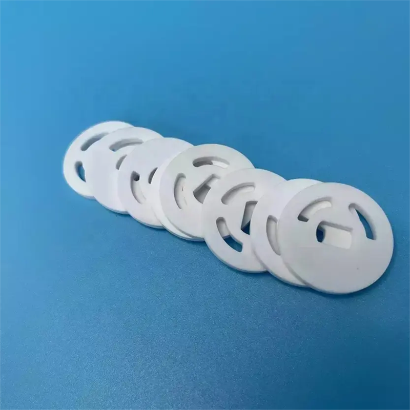 Customized Wear Resistant Alumina Rundplatte Al2O3 Keramikisolierung Scheibe