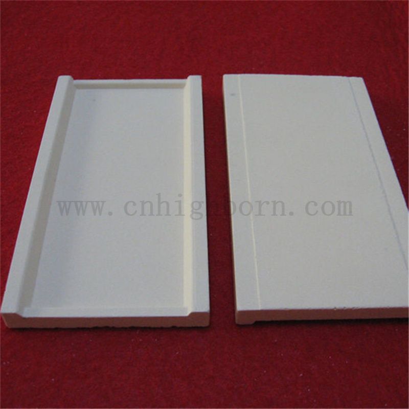 Isolator Calciumstabilität Zirkonia Sagger Customized Refractory ZRO2 Keramikschale