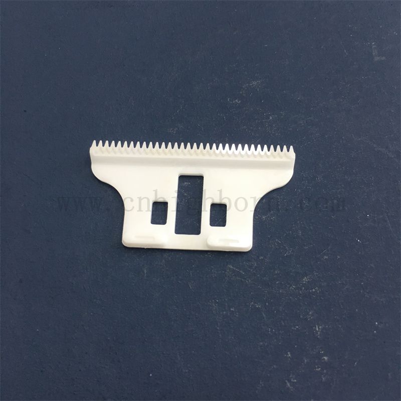 Verschleißfestigkeit Zirkonia Keramikklinge ZRO2 -Teil für den Gebrauch des Haarschnitts