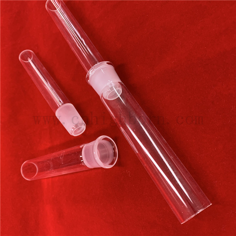 Wärmewiderstand Customisierter Quarzglasgelenk -Röhrchen -Schleifstecker