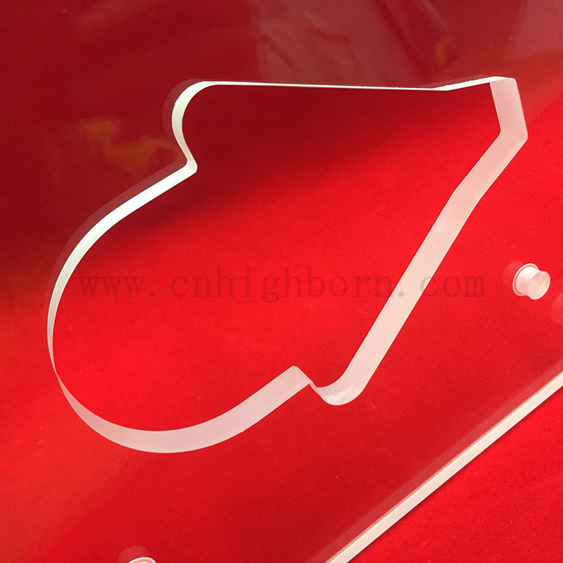 Laser perforiert geschlitzte klare Quarzglasblech 