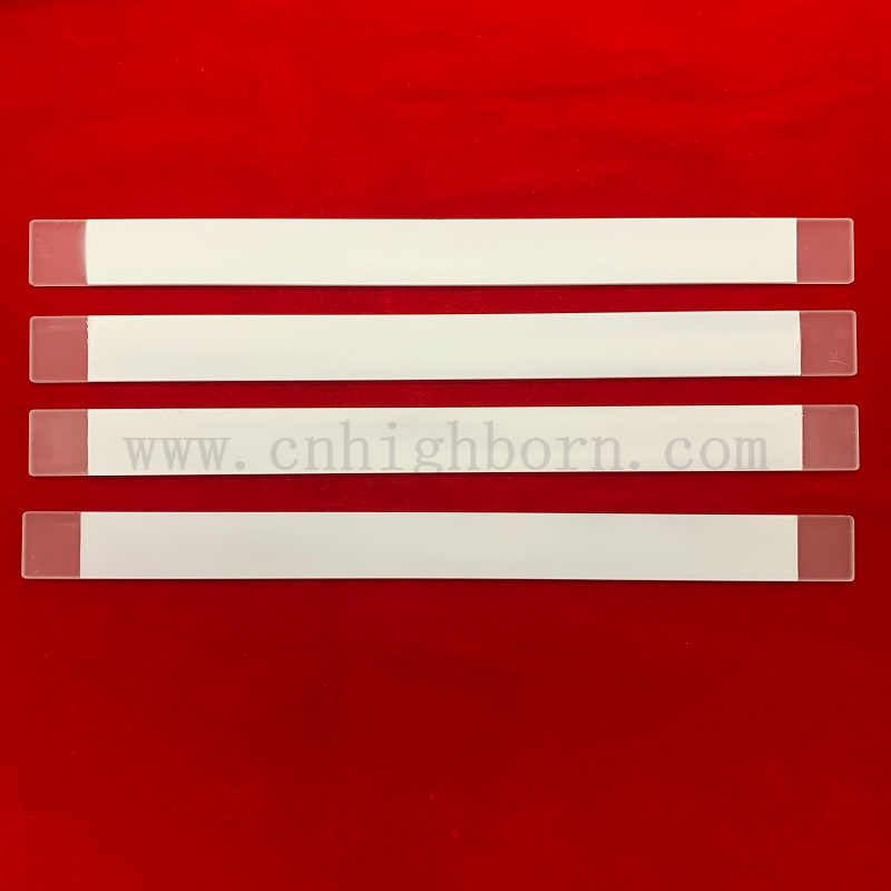 Beschichteter Keramikfilm Clear Fused Silica Quarzglasplatte