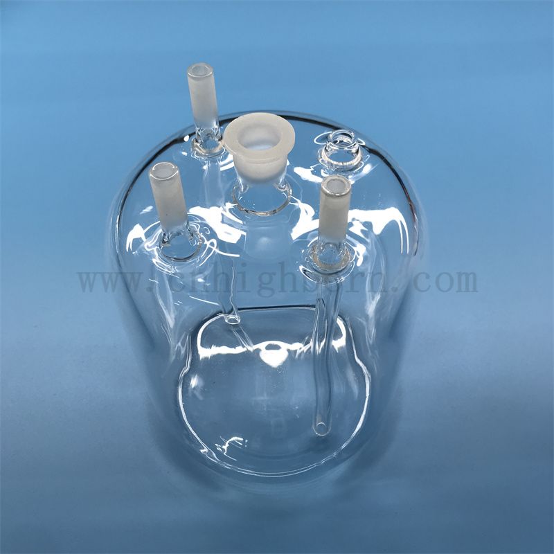 Hochtemperaturwiderstand transparenter maßgeschneiderter Quarzglasreaktor