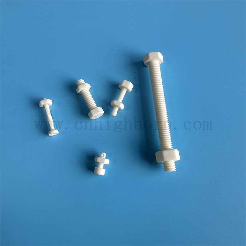 Textilkeramikschraube in Spulenmaschinen und Webmaschinen Alumina Keramikteil