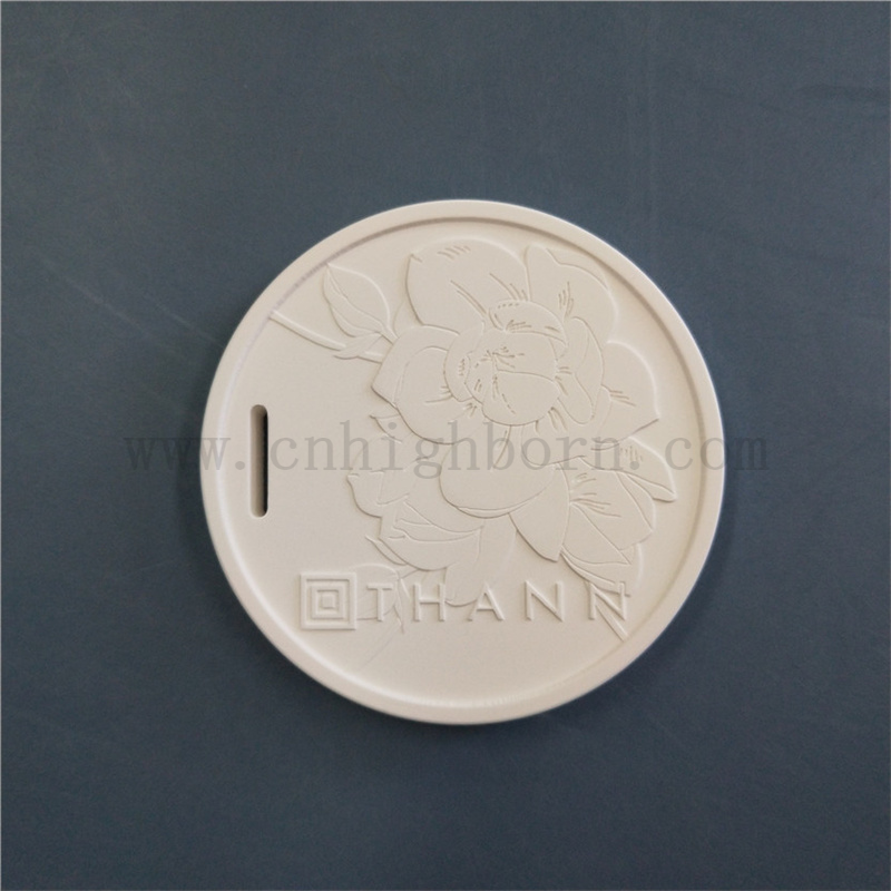 Logo Customized Auto Hanging Duftes Keramikaroma Diffusor Gipsstein