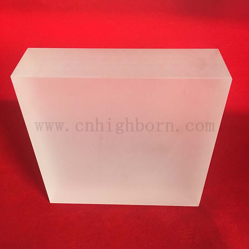 undurchsichtige Quarzplatte