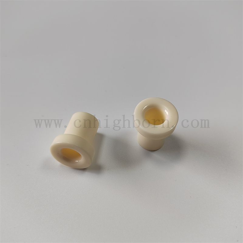 Wear-resistente weiße Textilkeramik Draht Führung Aluminiumoxid Keramik Öten Drehmaschinerie Ersatzteil Teil 