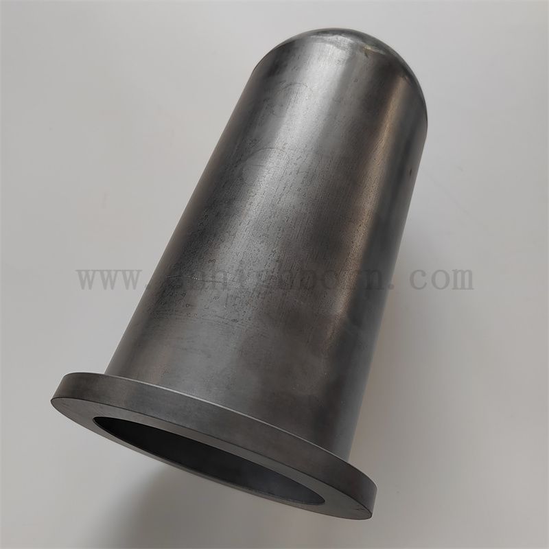 Ein Ende versiegelte Reaktion Sintering Siliziumarbidrohr Sic -Keramikschutzrohr