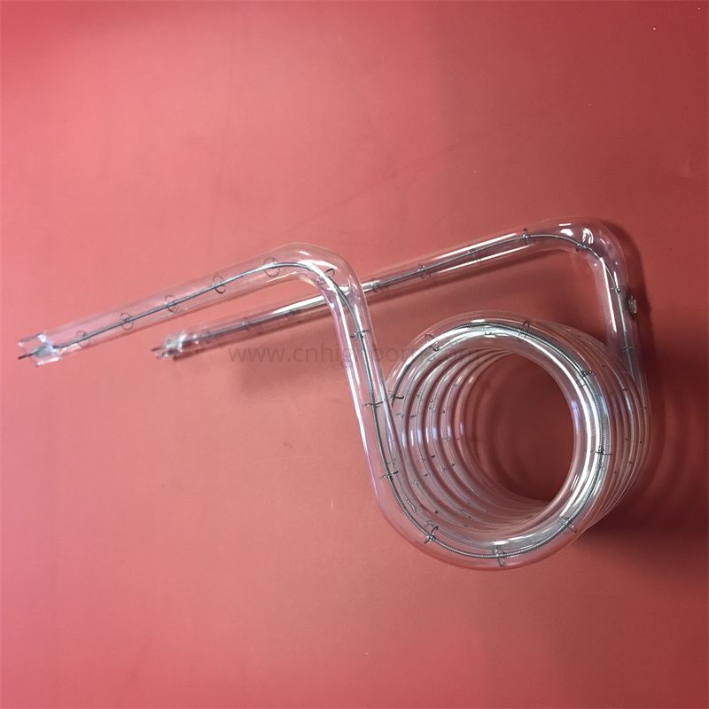 Spiralrohr aus Quarzglas zum Heizen 