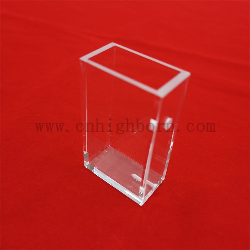 Laborspektrometer Löschen großer Zellen UV 10mm Pfadlänge Quarzglas Küvette Optische Glasklaus