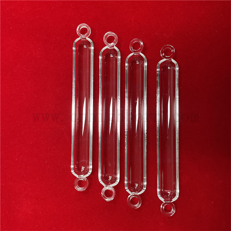  Wärmewiderstand Laborforschung klar Quarzinstrument Quarzglasboot 