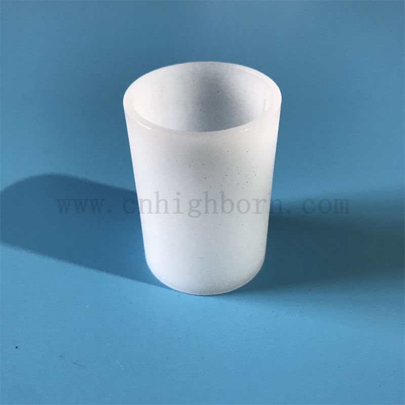 Maßgeschneiderte Größe Hitzebeständiges undurchsichtiges, geschmeidiges Silica Quarzglasrohr 