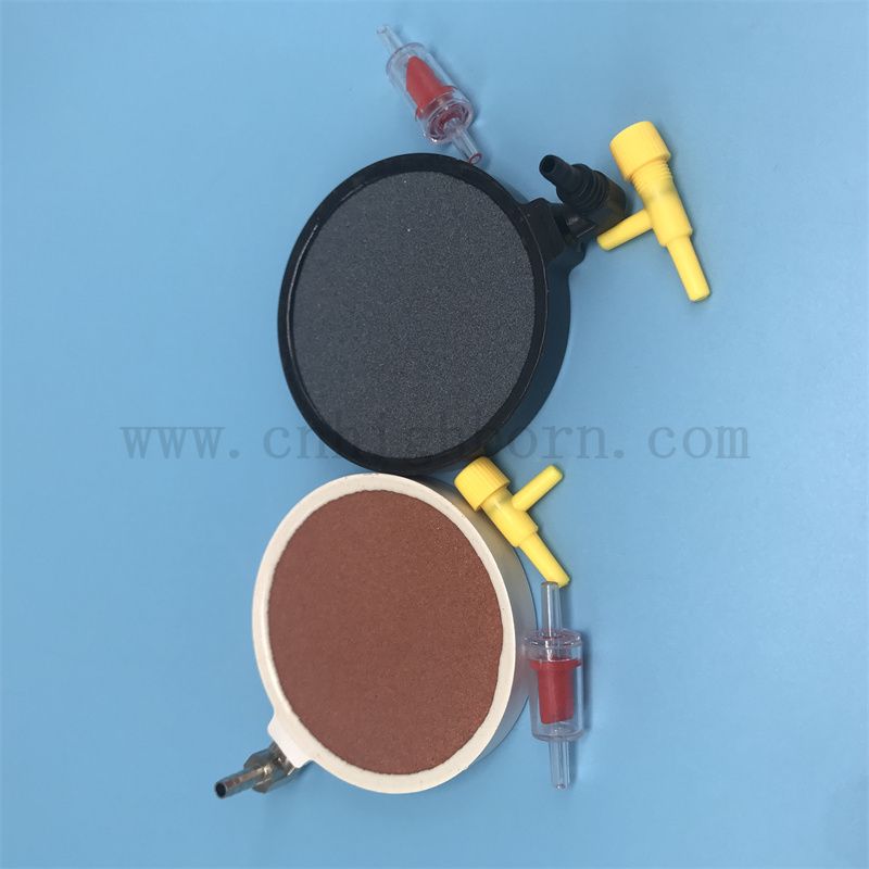 Runde Belüftung Pumpe Keramikblasenluftsteine ​​für Aquariumfischtank