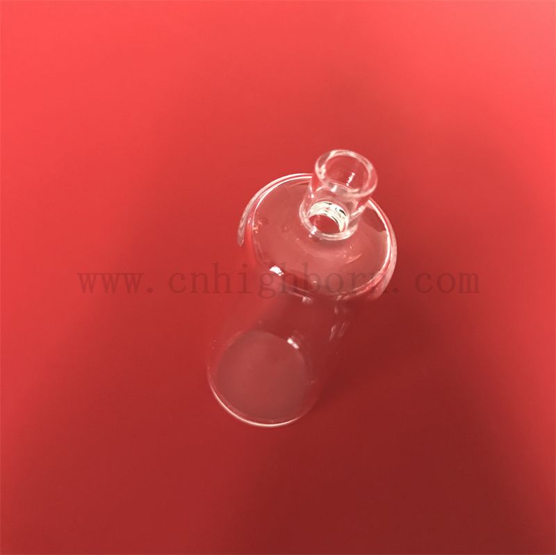 Hochtemperaturwiderstand Tiefes Prozess klarer Quarz -Silica -Glasröhrchen