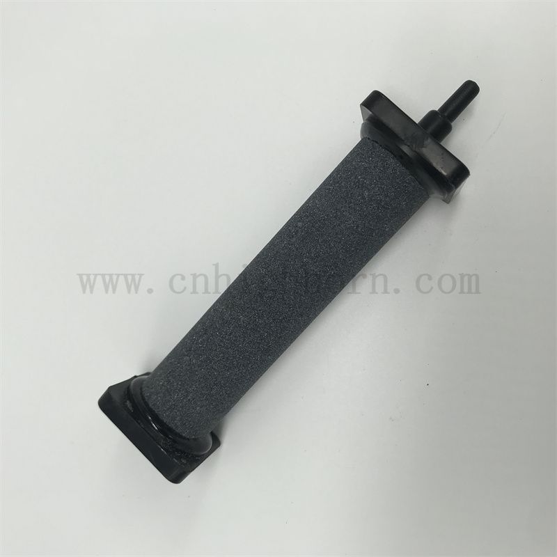 Dunkelgrau Zylinder hochwertiger Aquariumluftstein für Aquakultur und Fischtank