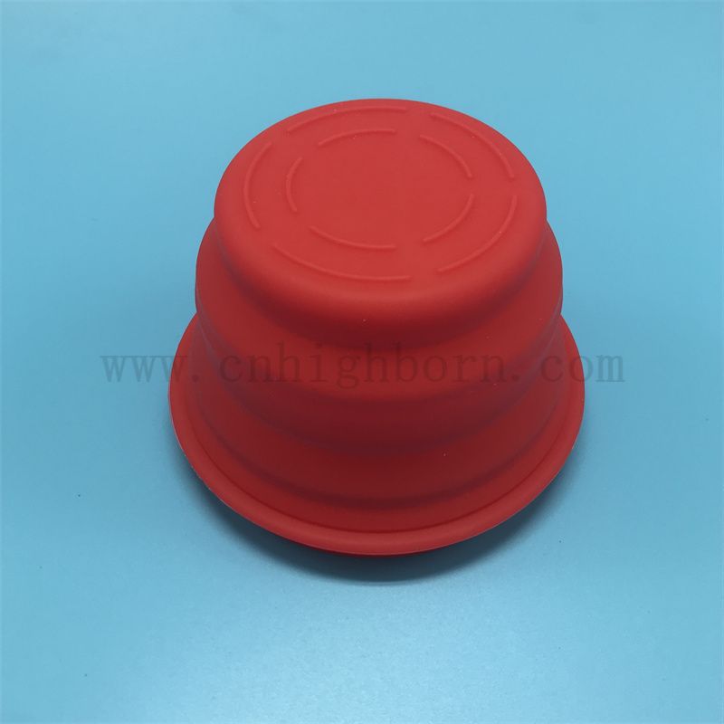 Customisierte Lebensmittelqualität tragbarer Silikon -Gummi -Klappschüssel -Haustier -Fütterung kollabierbarer Schüsselbehälter