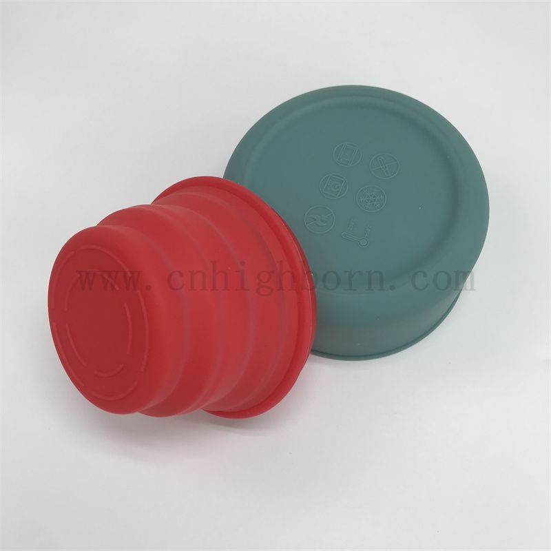 Großhandel kundenspezifische tragbare klappbare Klappstadier -Silikon -Gummi -Hundeschalen Reiseschale im Freien