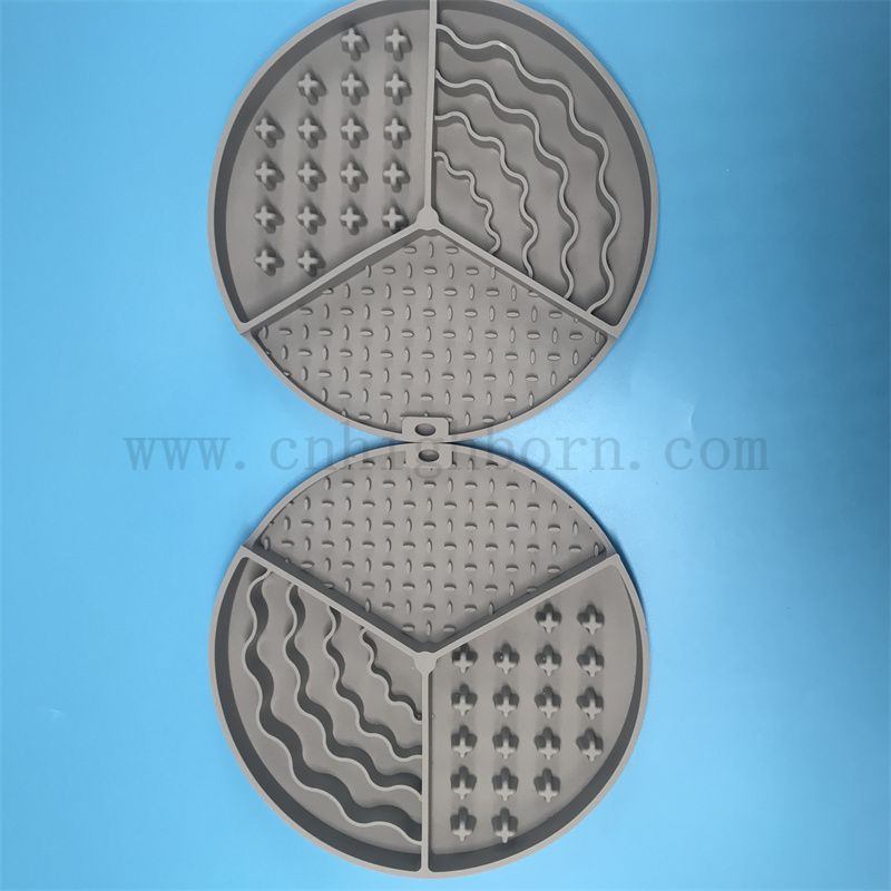 Silikon Gummi -Haustier Licking Matte Puppen liefert Haustier Silastic Slow Food Pad